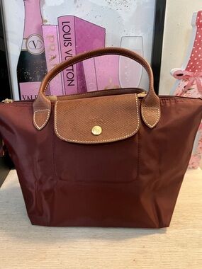 Longchamp Le Pliage Original Small Tote Bag - Burgundy (NWOT)